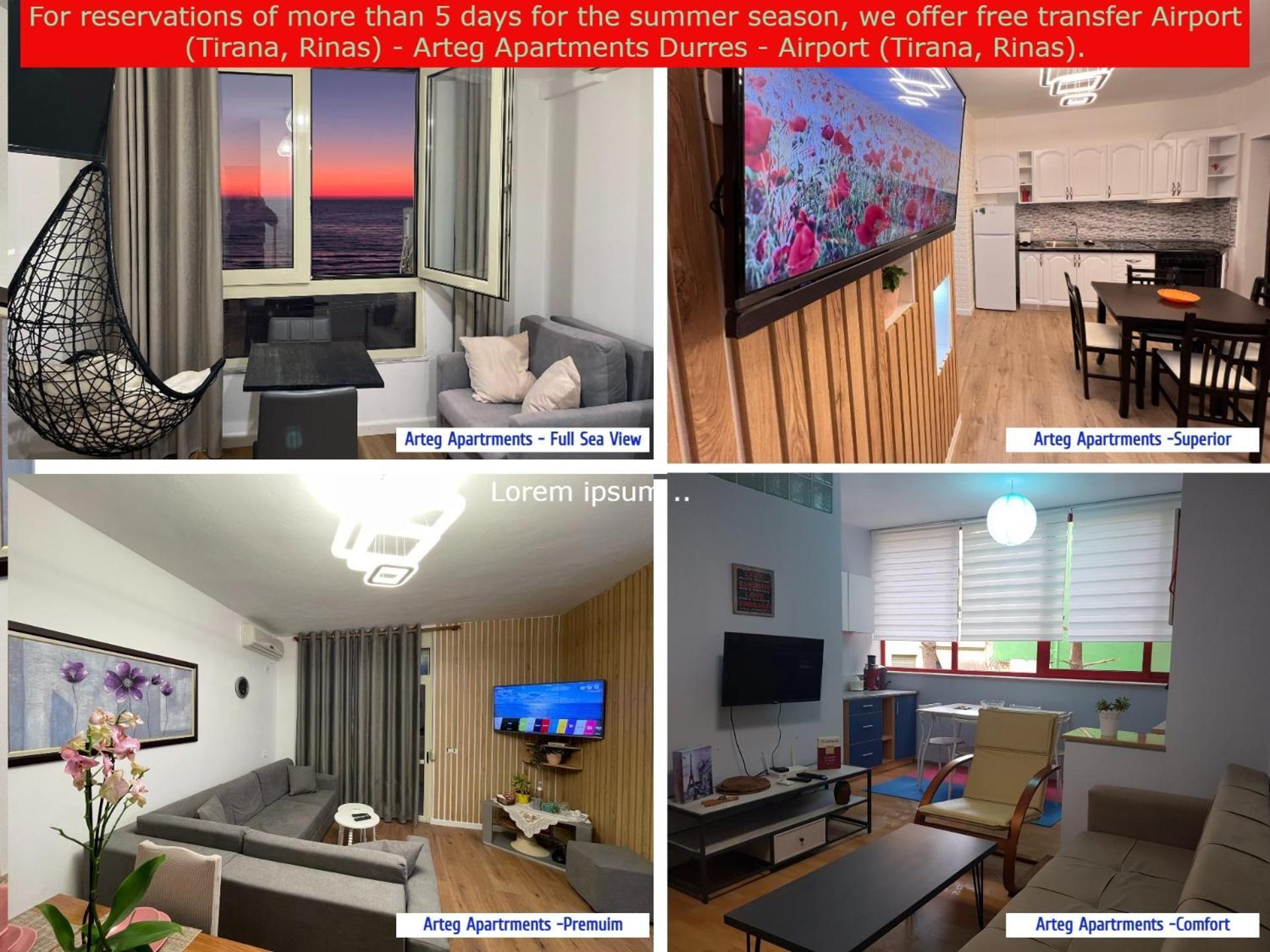 Arteg Apartments Dıraç Dış mekan fotoğraf